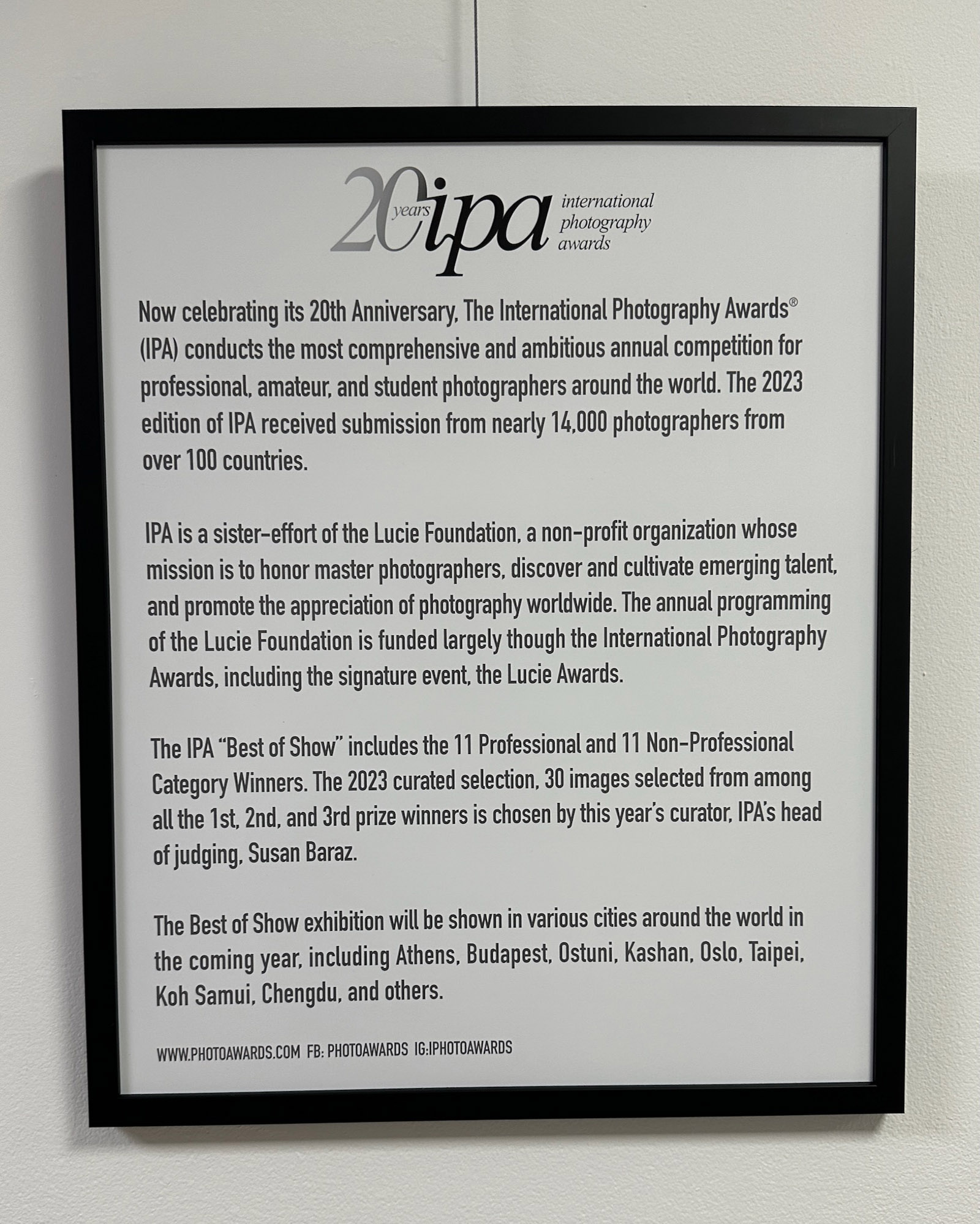 At the IPA